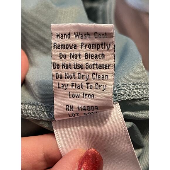 GGBLUE Hixe Sports Golf Set Top L & Skirt M White and Green Bay Leaf's - Picture 10 of 16